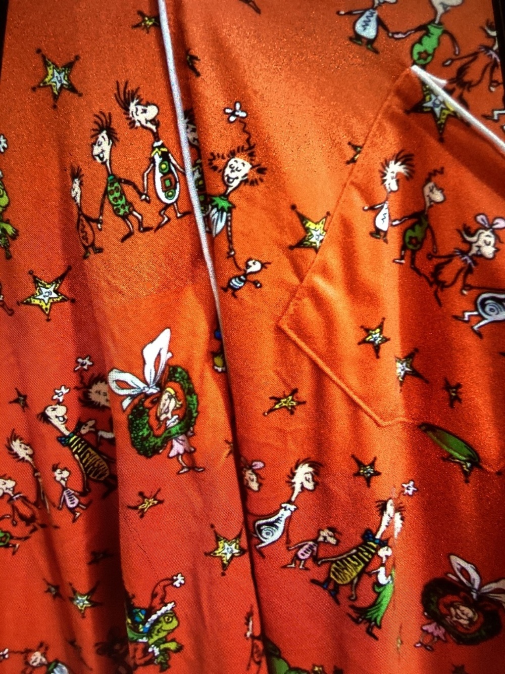New Men’s Disney The Grinch Pajama Top and Bottom XL